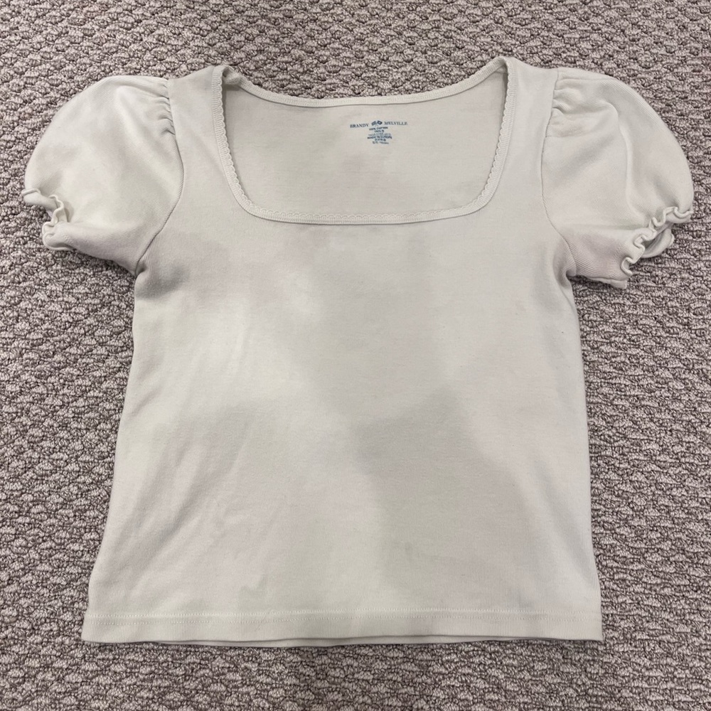 Off white brandy melville crop